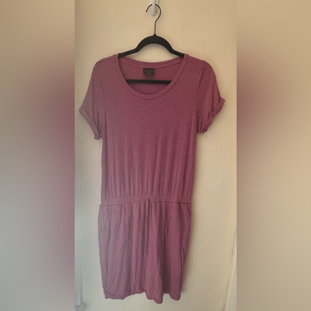 32 Degrees Pink Relaxed Short Sleeve T-Shirt Dress